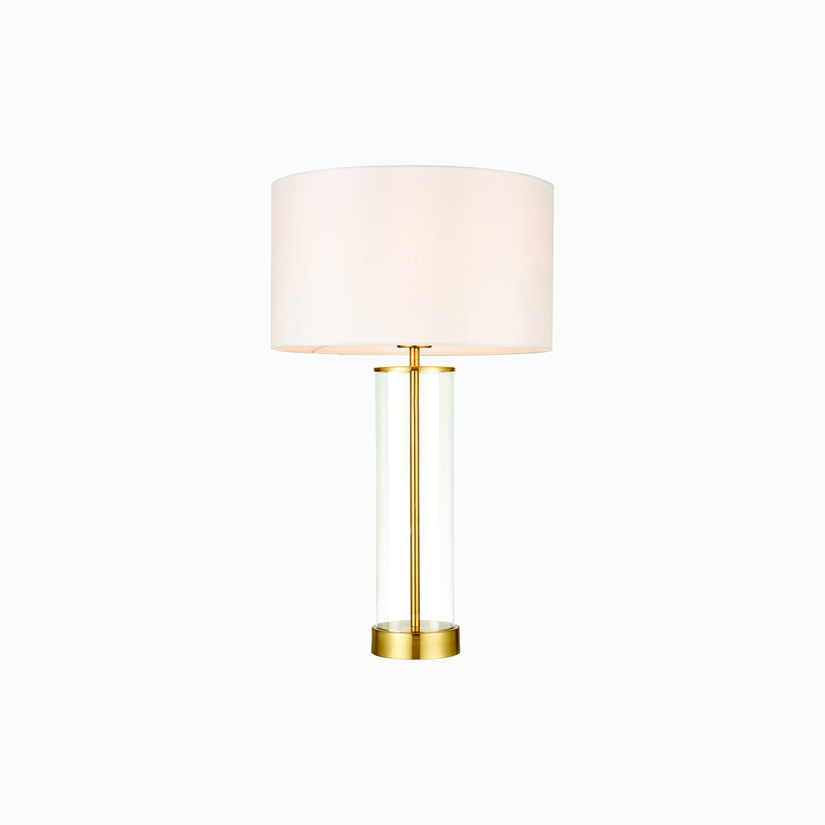 Agatha Gold Table Lamp with Silk Shade