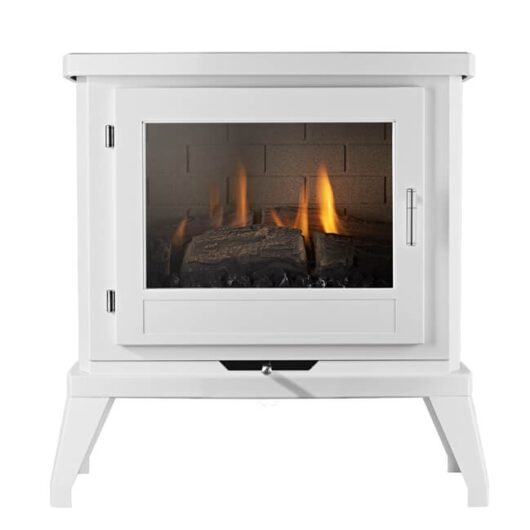 Eko Fires 6030 White Flueless Gas Stove