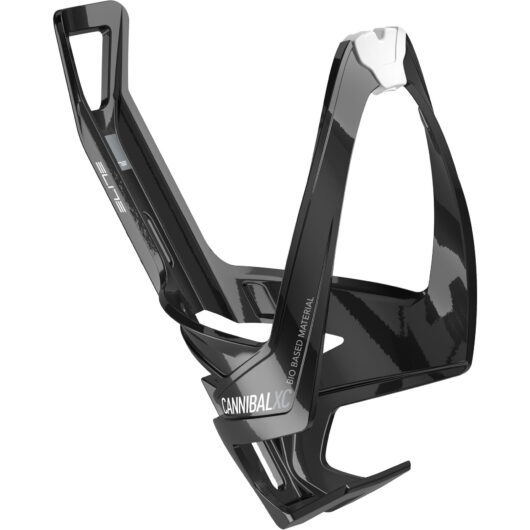 Elite Cannibal XC Bio Bottle Cage Gloss Black / White