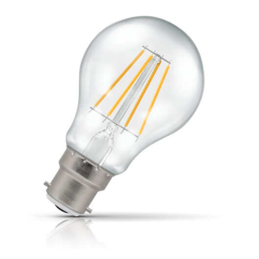 Crompton GLS LED Light Bulb Dimmable B22 7.5W (60W Eqv) Warm White Filament