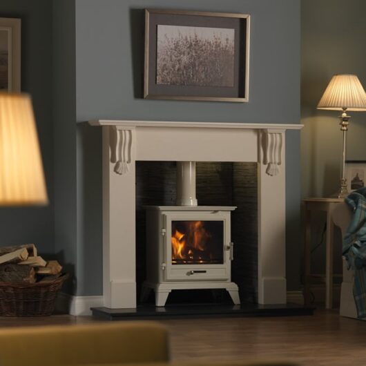 Gallery Classic Widescreen Warm White Wood Burning / Multifuel - Ecodesign Stove