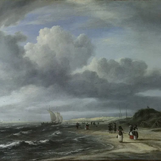 Jacob van Ruisdael, The Shore at Egmond-aan-Zee Print