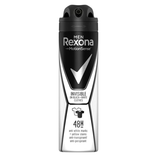 Rexona Men Invisible On Black & White Clothes Deospray 150 ml