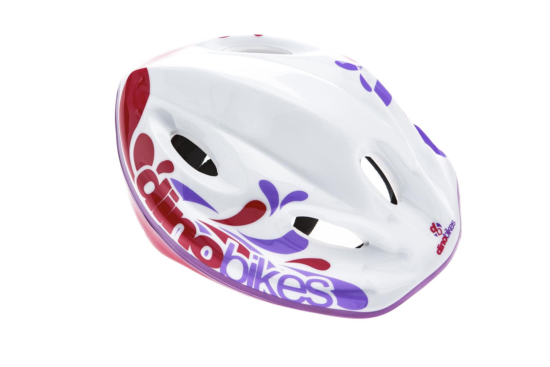 Dino White/Pink Bike Helmet