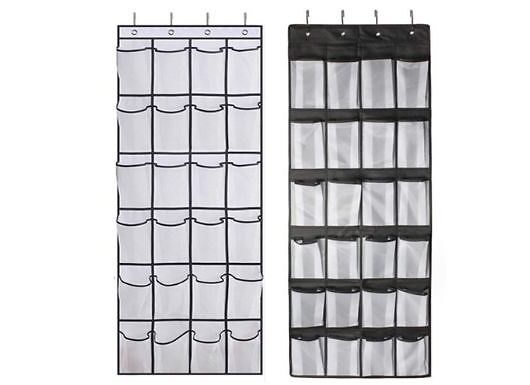2-Pack of 24-Grid Hanging Storage Bag - 2 Colours