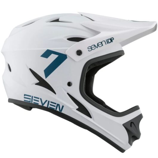 7iDP M1 Full Face Youth Helmet - White / Blue, Youth M