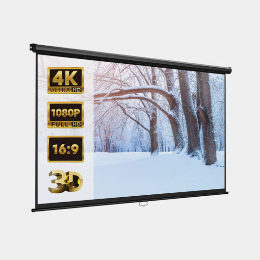 90-Inch Pull-Down Projector Screen