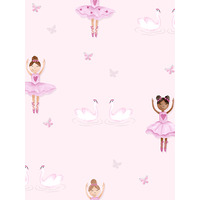 Ballerina Wallpaper Pink Holden 12460