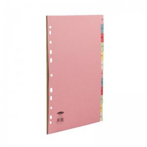 Concord Everyday Index Jan-Dec Recycled Card Multipunched 150gsm A4