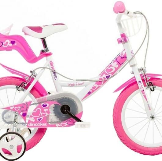 Dino Little Heart 14 Inch Bike - 14inch