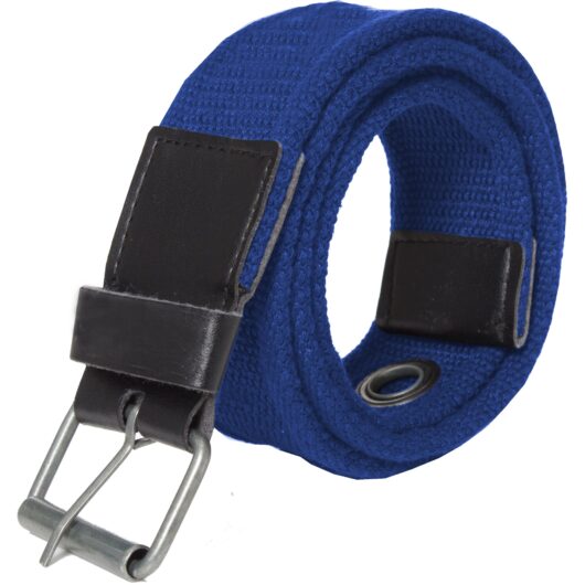 Kruze | Mens Canvas Belt - Blue / S