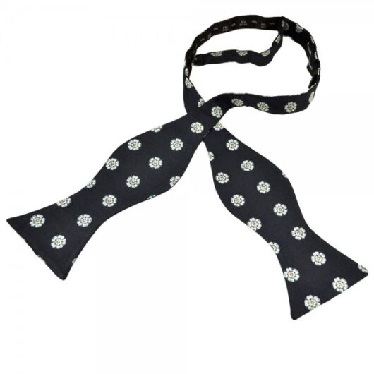 Luxury Self Tie Men's Bow Tie - Yorkshire Rose