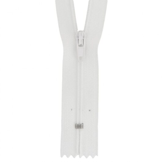 Milward Nylon Dress & Skirt Closed End Zips White