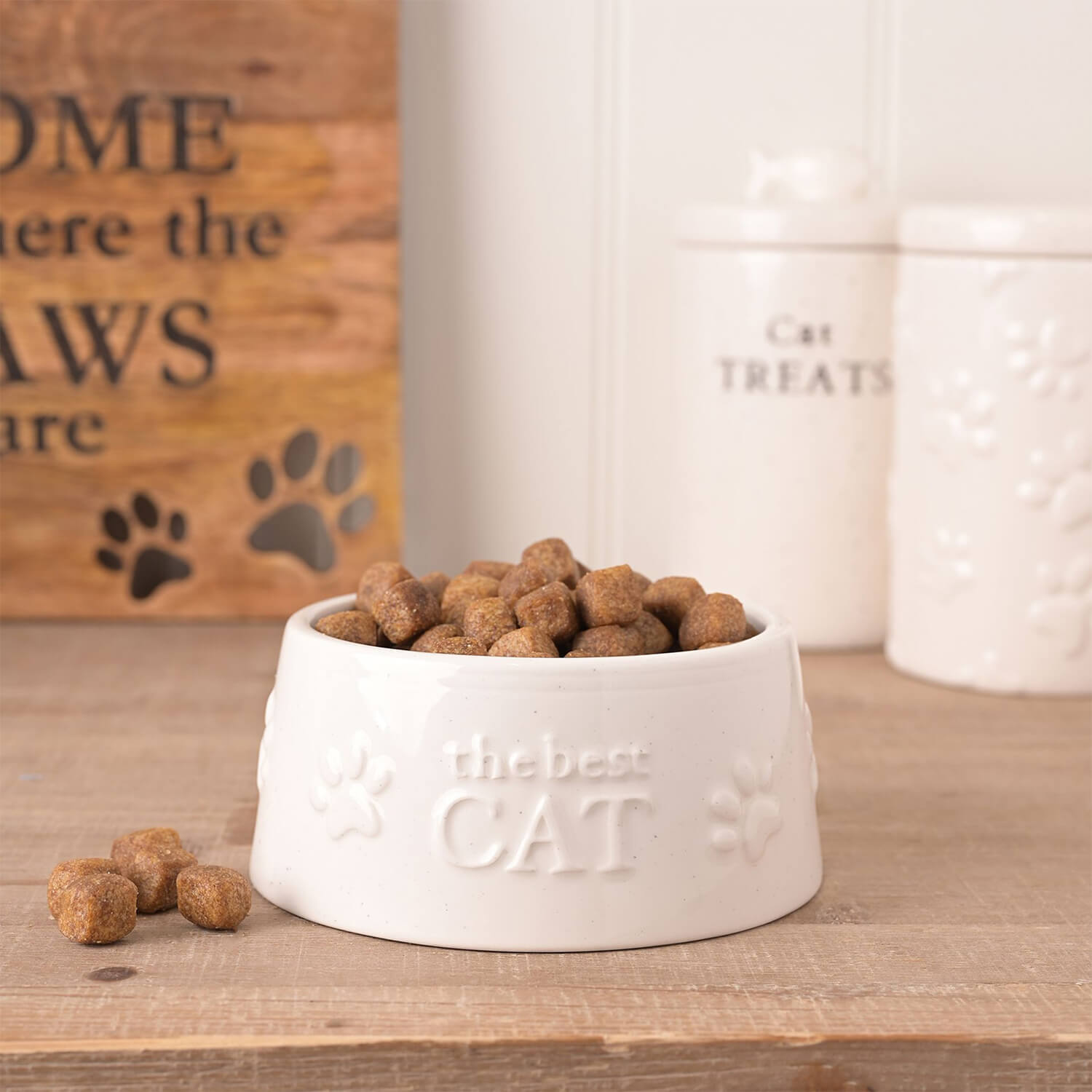 Paw Prints Small Cat Bowl The Best Cat