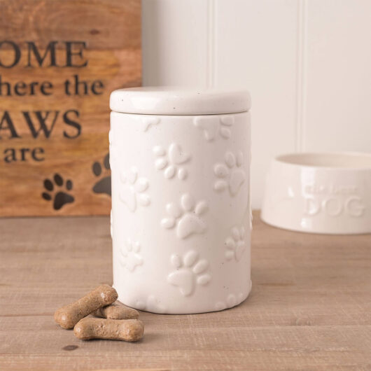 Paw Prints Treat Jar