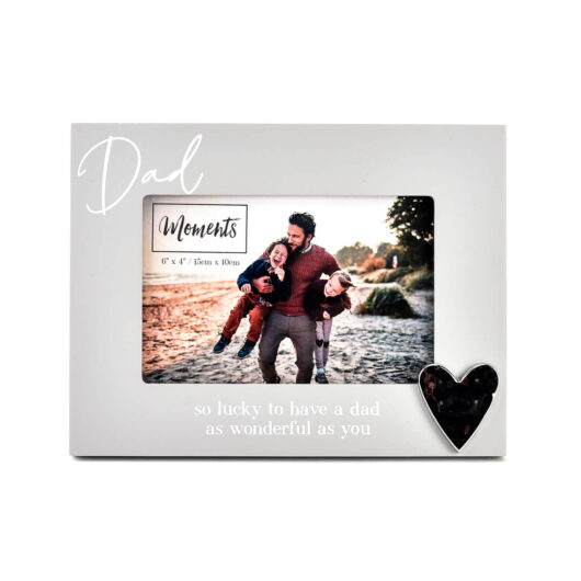 Photo Frame With Heart 6 X 4 Dad
