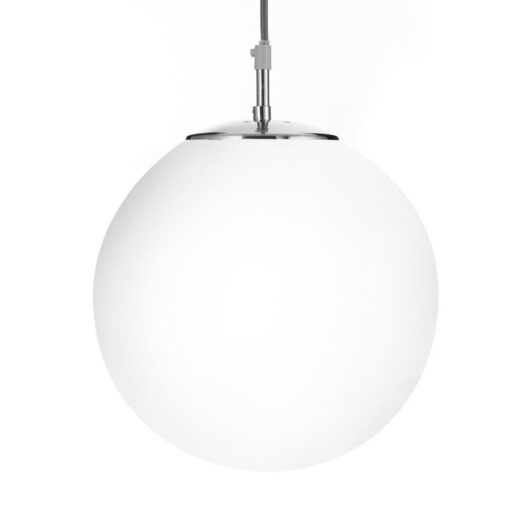 Searchlight 6077 Atom 1 Light Ceiling Pendant Light In Satin Silver