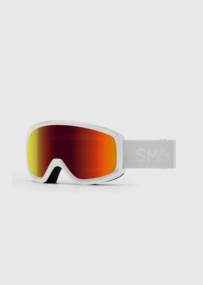 Smith Snowday White / Red Sol-X Mirror Goggles - White