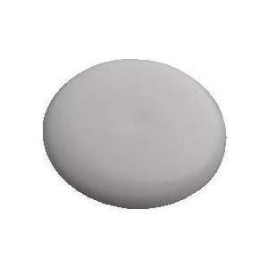 Wickes White Pozi Screw Head Covers - 10mm - Pack of 20